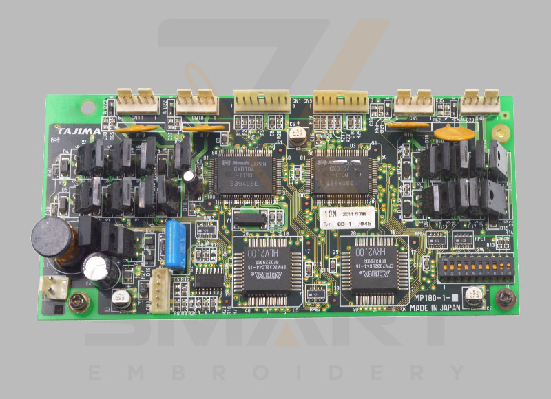 Cerdyn Electronig MP 180-1 HLV 2.00 ar gyfer peiriant brodwaith pen sengl Tajima 0J2700101060 CL6101A60000