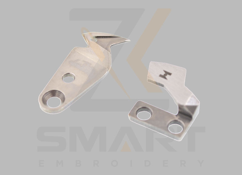Llafn peiriant brodwaith feiya cyllell sefydlog a symudol C030102-FY-F & M.