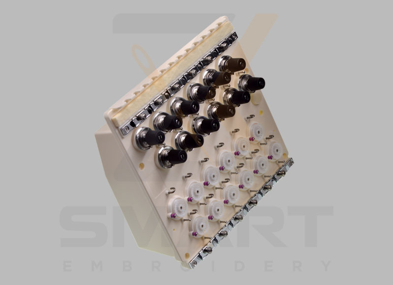 12 o Gynulliad Clamp Edau Nodwyddau Ategolion Peiriant Brodwaith Cyfrifiadur