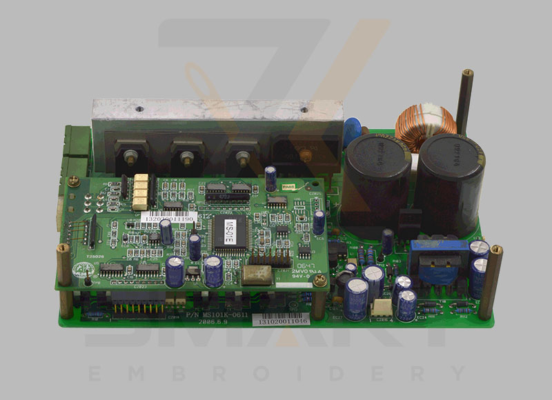 Bwrdd MS-02 Gyrrwr Modur Defnyddiedig ar gyfer System Peiriant Brodwaith China Dahao Rhannau Sbâr