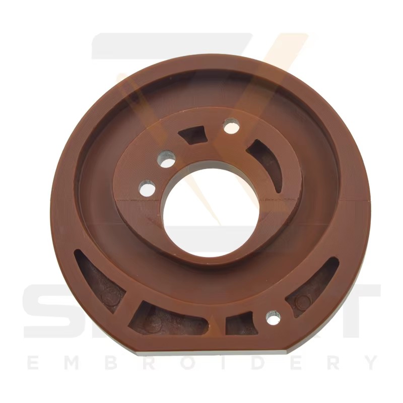 Split Type 21MM Hole Presser Foot Cam Ar gyfer Tajima Machine A02P21STJ