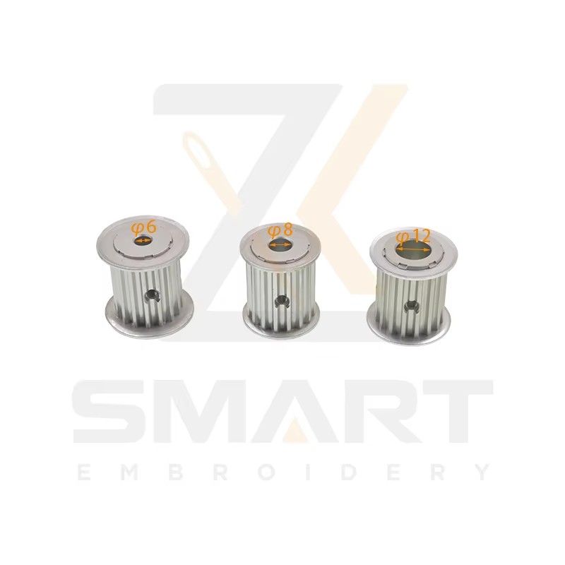 Tajima SWF Tsieina Peiriant Cyflymder Parts Pulley S5M 16 Teeth D05-S5M-D6-T16-W25-AF D05-S5M-D8-T16-W25-AF D05-S5M-D12-T16-W25