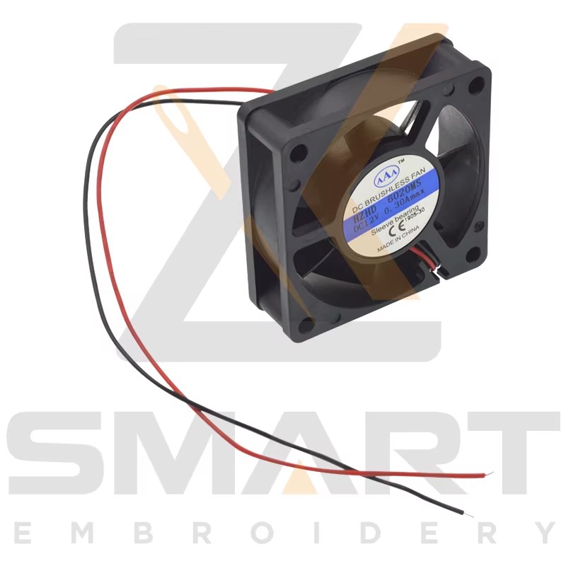 Ffans rhyddhau 60*60*20 12 Volt Tajima SWF Tsieina peiriant peiriant gwydr EDH06-60*60*20-12V