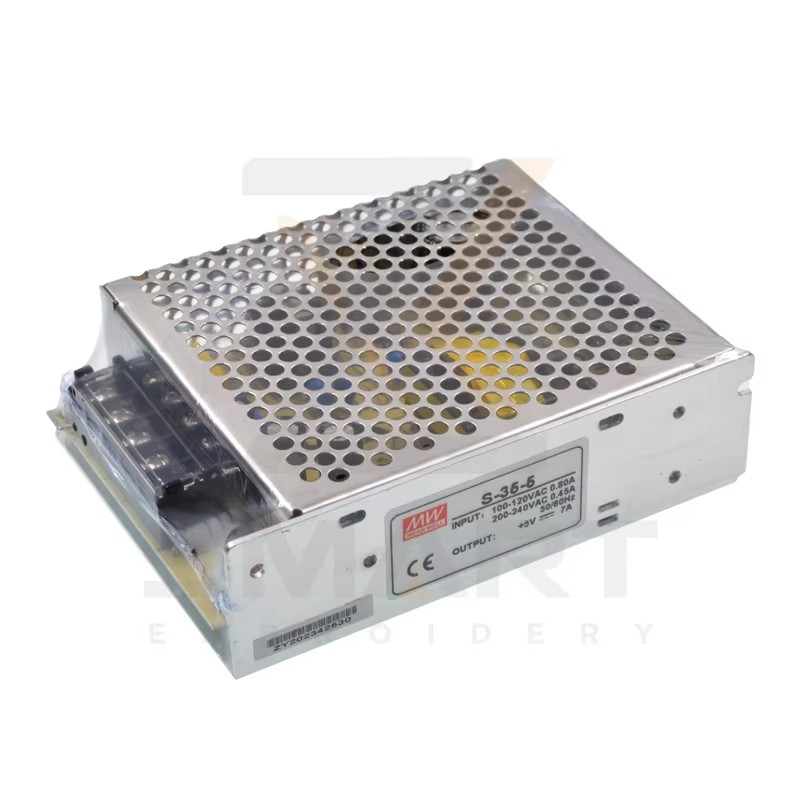 Cyflenwad Pŵer Peiriant Embroidery 5V 7A S-35-5 EMW-S-35-5