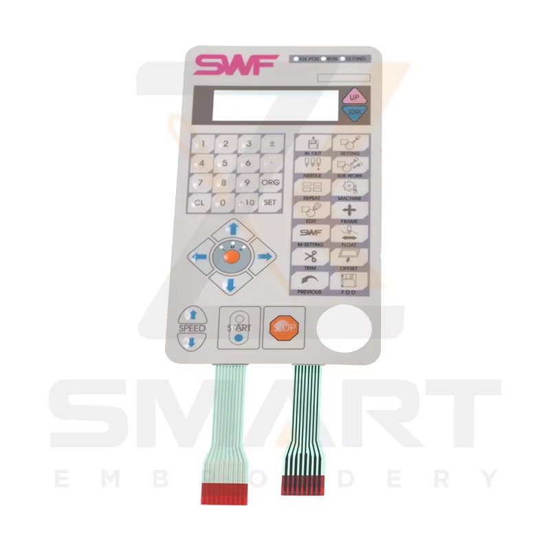 Cyflymder Membrane Keypad GP-011823 10001ACPT1 SWF Peiriant Pecynnau Embroidery