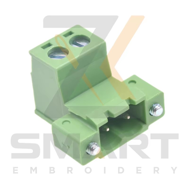 10 Parts L Type 2 Pins Connector Masnachol ar gyfer Parts Driver Machine Embroidery E12-CZ-L2-M